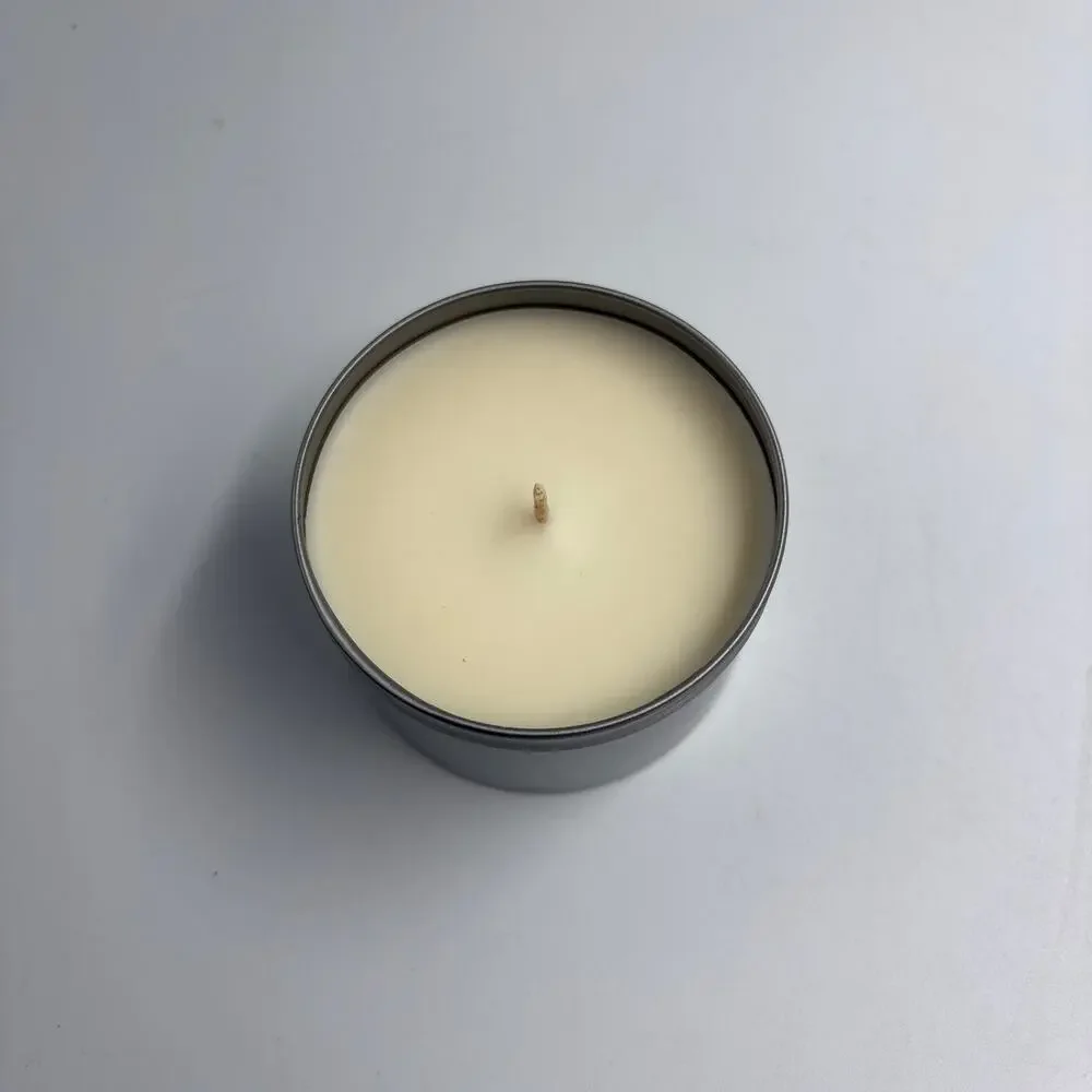 Trader Joe’s Mango Tangerine Scented Candle 5.7 oz Tin Unburned New